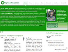 Tablet Screenshot of mycoachingcircle.com